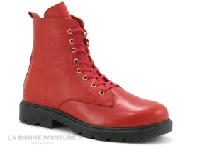 Achat chaussures Andrea Conti Femme Boots, vente Andrea Conti 0020046-583 - Chili - Bottine en cuir rouge