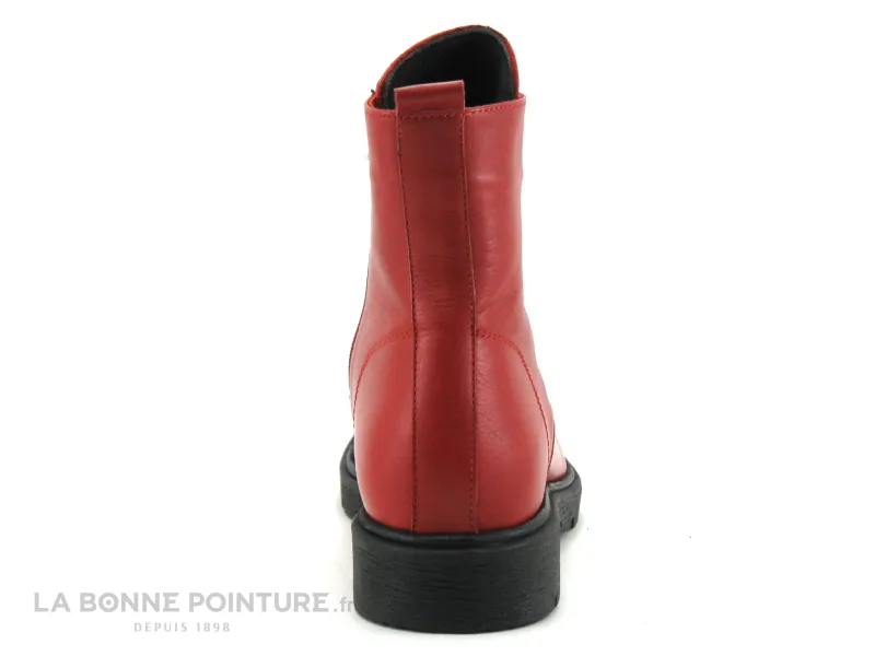 Achat chaussures Andrea Conti Femme Boots, vente Andrea Conti 0020046-583 - Chili - Bottine en cuir rouge