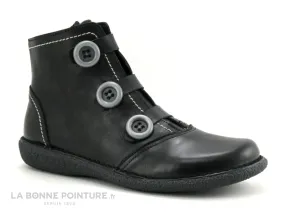 Achat chaussures Bran's Femme Boots, vente Brans Boots 7919 noir bouton