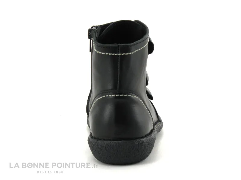 Achat chaussures Bran's Femme Boots, vente Brans Boots 7919 noir bouton