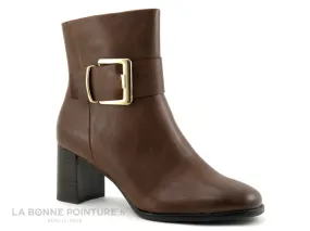 Achat chaussures Marco Tozzi Femme Boots, vente Marco Tozzi 2-25346-27 Chestnut - Boots marron avec boucle Or