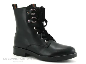 Achat chaussures The Divine Factory Femme Boots, vente The Divine Factory HX3846 - Noir - Bottine lacet velours