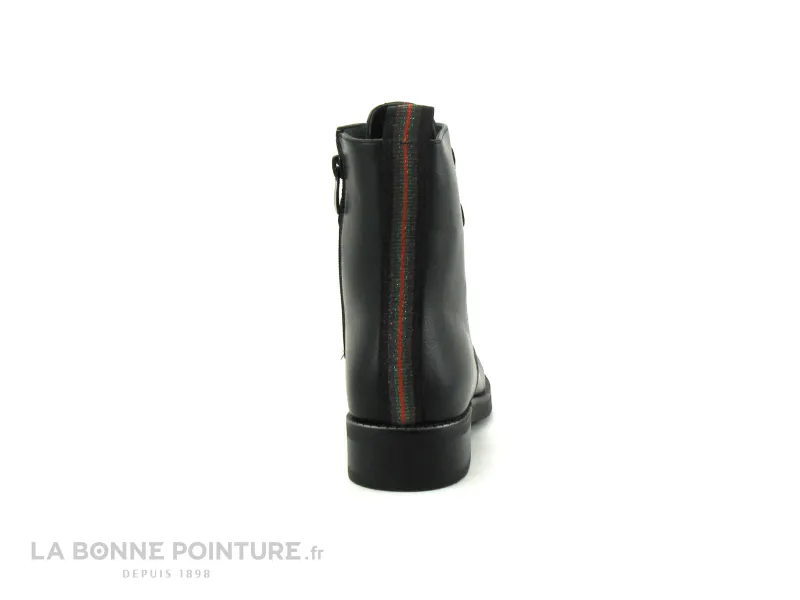 Achat chaussures The Divine Factory Femme Boots, vente The Divine Factory HX3846 - Noir - Bottine lacet velours