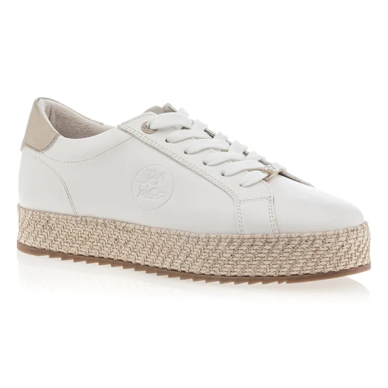 Baskets / sneakers Femme Blanc Tom Tailor : Baskets / Sneakers . Besson Chaussures