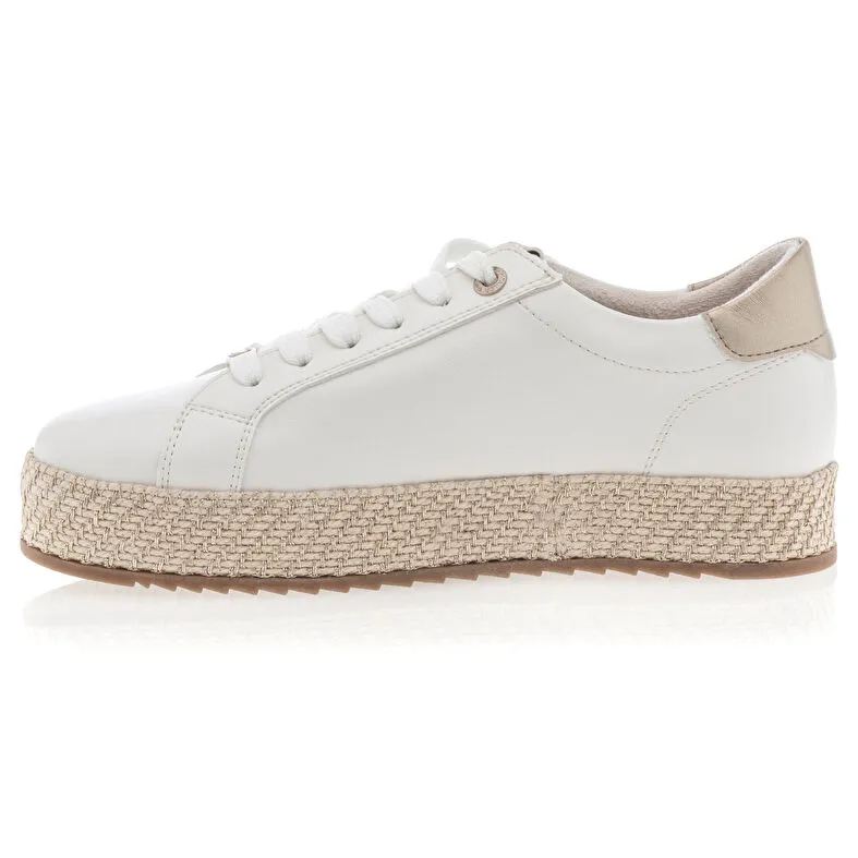 Baskets / sneakers Femme Blanc Tom Tailor : Baskets / Sneakers . Besson Chaussures