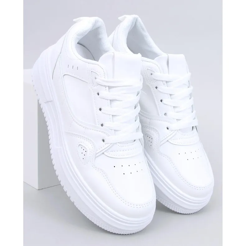 Baskets femme Tixis All White blanche