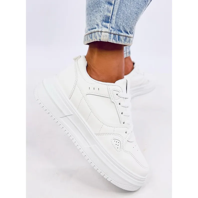 Baskets femme Tixis All White blanche