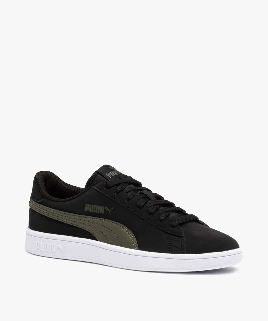 baskets homme smash v2 - puma noir vif baskets puma