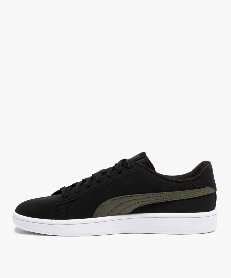 baskets homme smash v2 - puma noir vif baskets puma