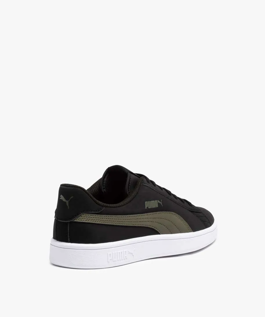 baskets homme smash v2 - puma noir vif baskets puma