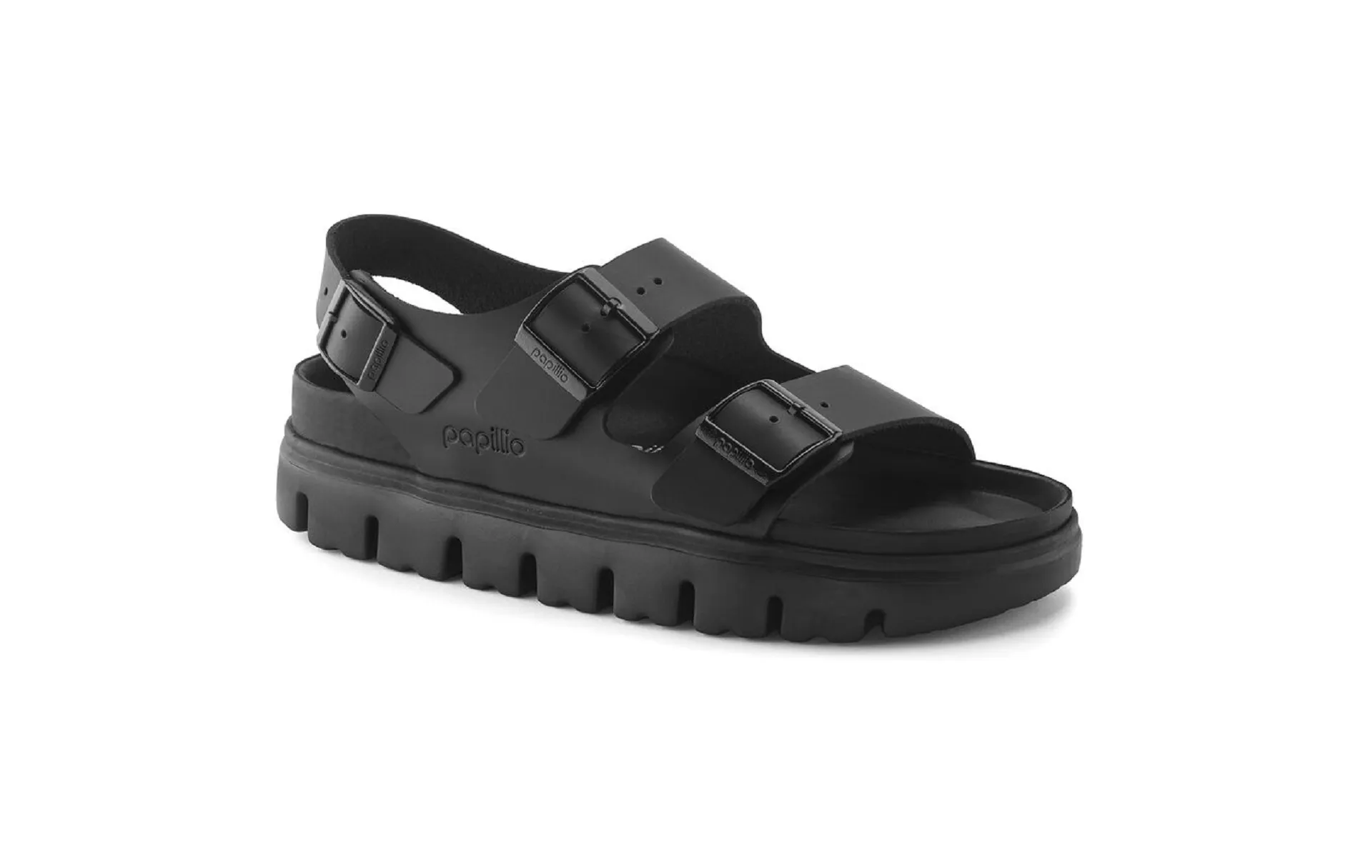 Birkenstock nu pieds et sandales milano chunky pap 1024608 noir