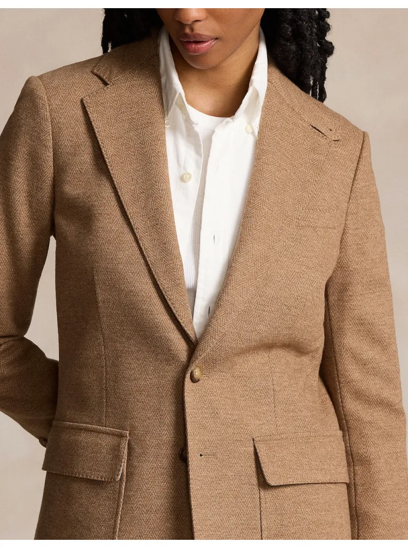 Blazer en laine et coton Ralph Lauren