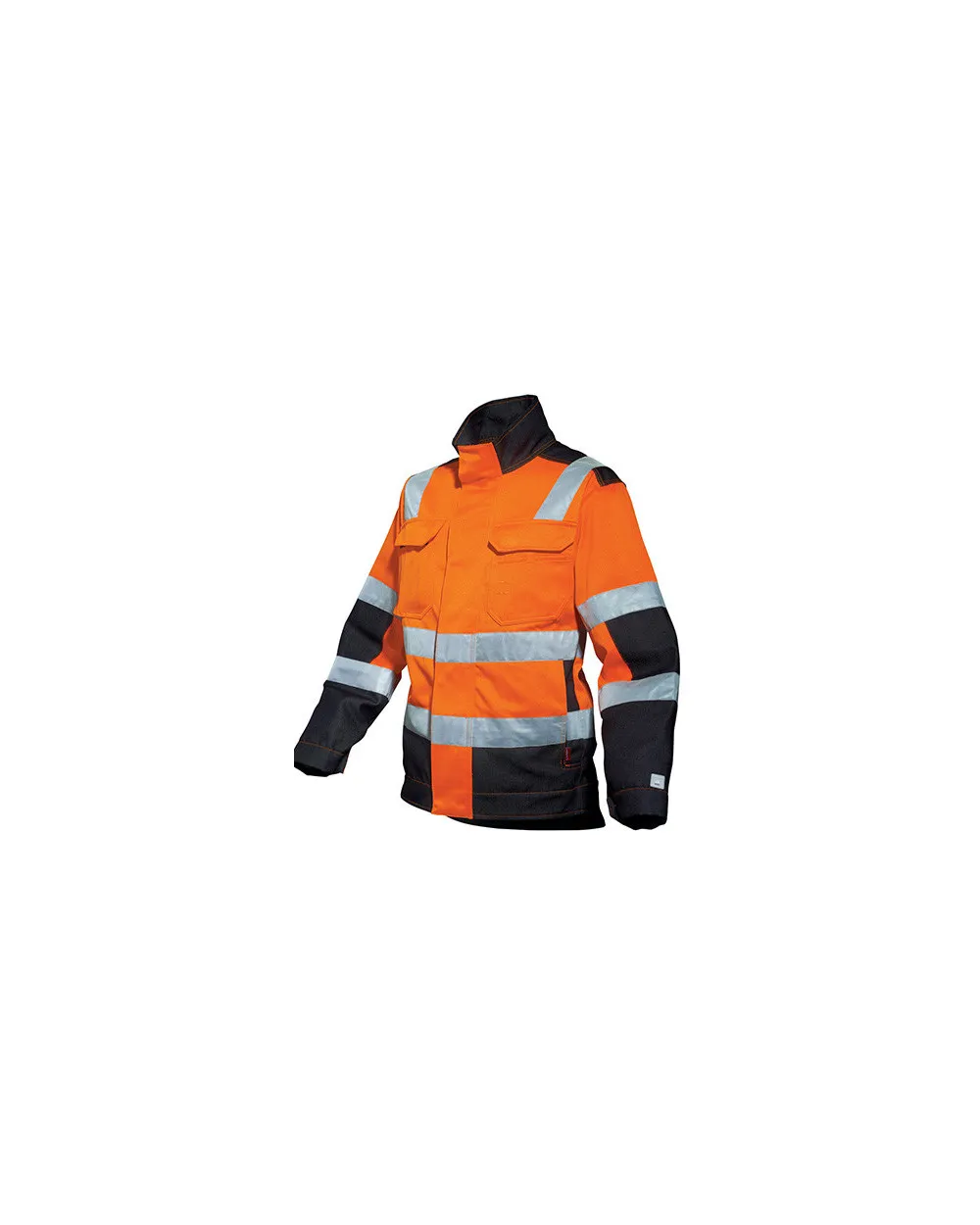 BLOUSON LUX GAMME FLASH  HV CP ORANGE  /JEAN NOIR  Réf.3FLACP