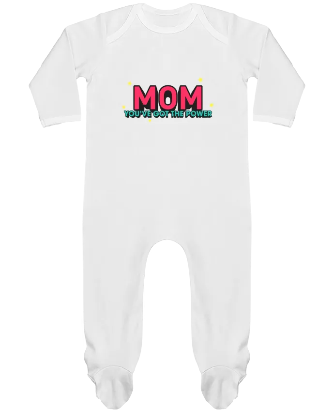 Body Pyjama Bébé Mom you've got the power par tunetoo