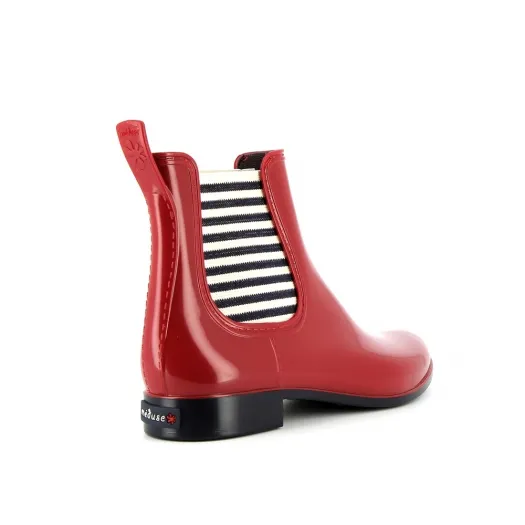 Bottines femme Japmar Rouge Foncé/Bleu nuit Meduse