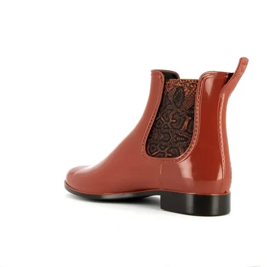 Bottines femme Japsnake Terracotta/Marron Meduse