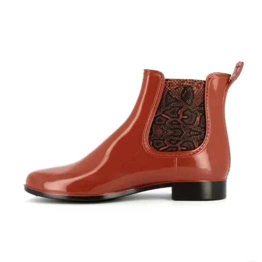 Bottines femme Japsnake Terracotta/Marron Meduse