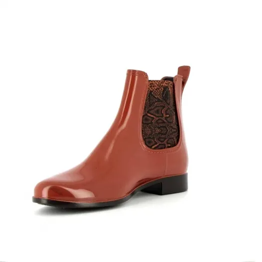 Bottines femme Japsnake Terracotta/Marron Meduse