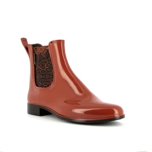 Bottines femme Japsnake Terracotta/Marron Meduse