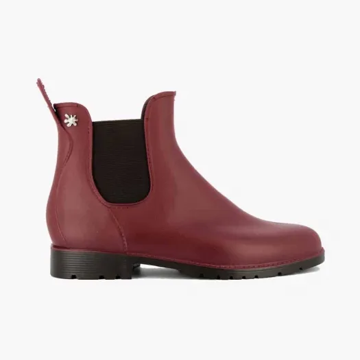 Bottines femme Jumpy Bordeaux/Marron Meduse