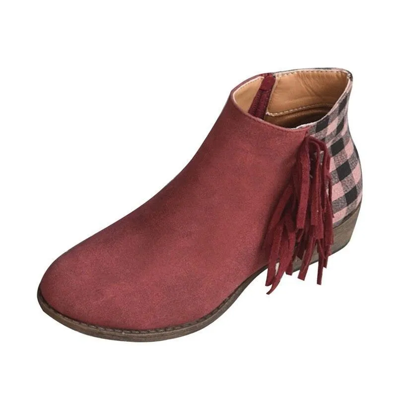 Bottines Franges Bohème Chic