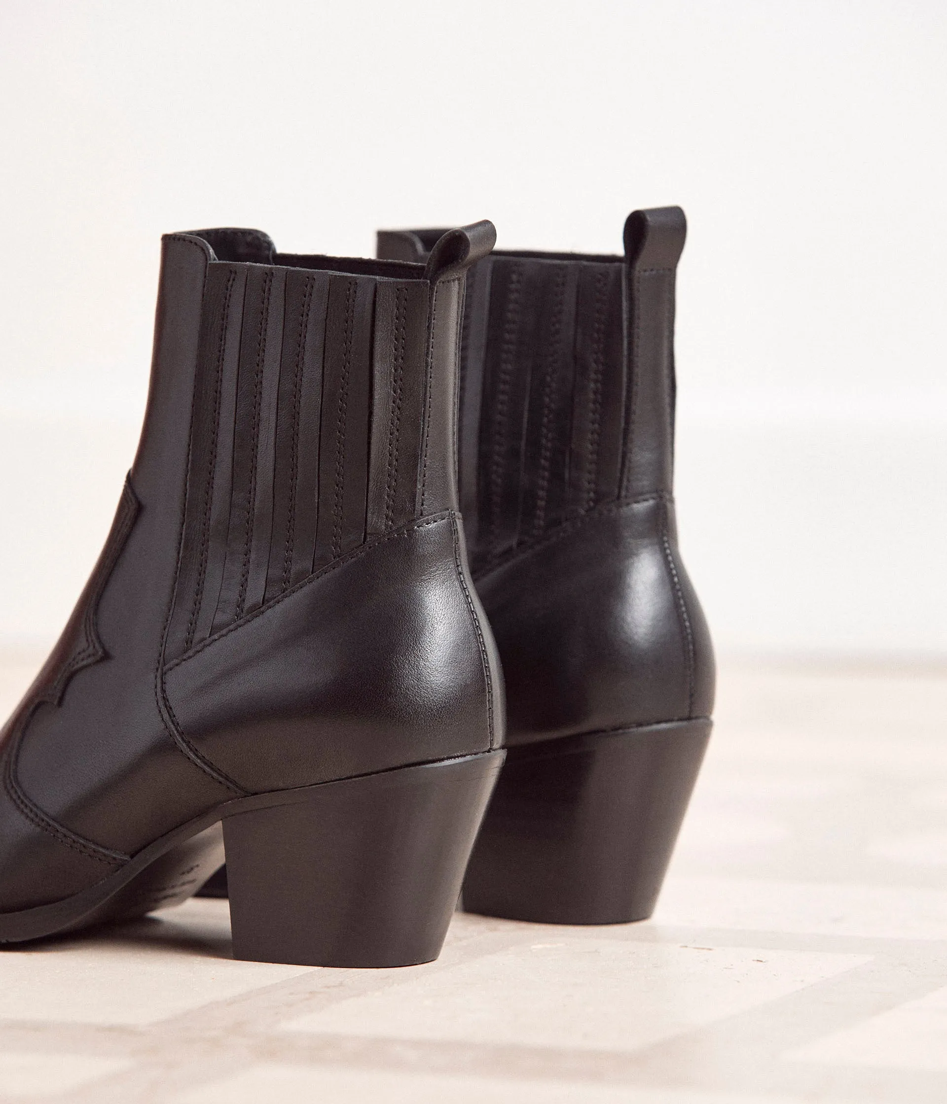 Bottines noires Ronnies