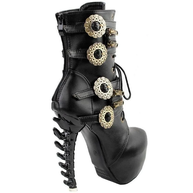 Bottines Steampunk Gothique