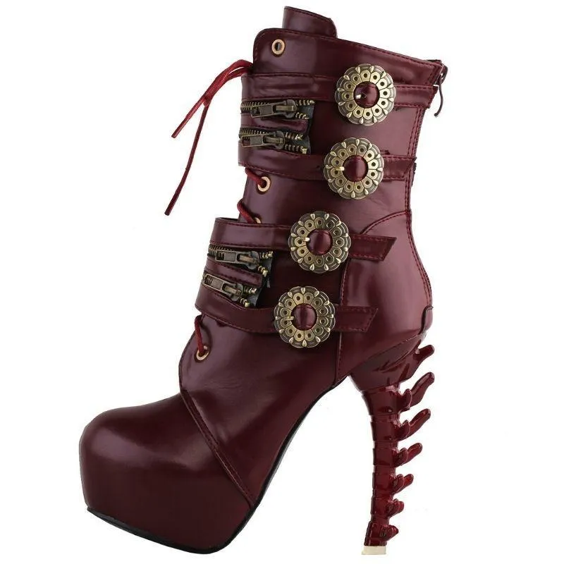 Bottines Steampunk Gothique