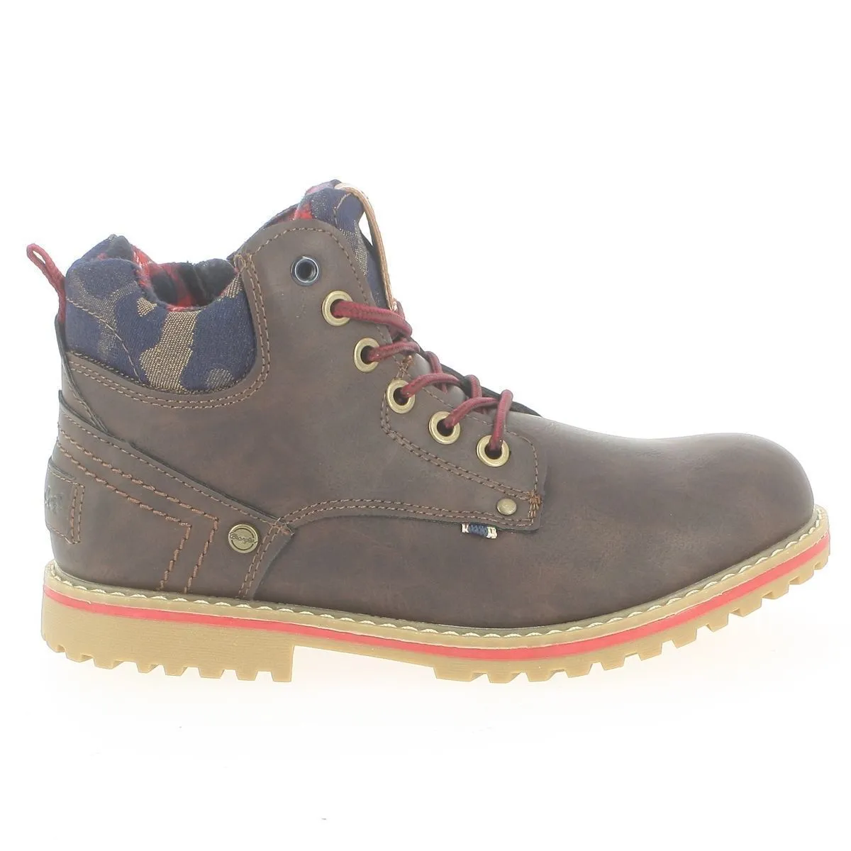 Bottines Wrangler yuma marron