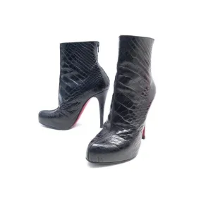 CHRISTIAN LOUBOUTIN BOTTINES feticha 120 ankle boots a talons