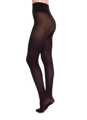 Collants 40 deniers à motifs en recyclé | noir "nina black" femme