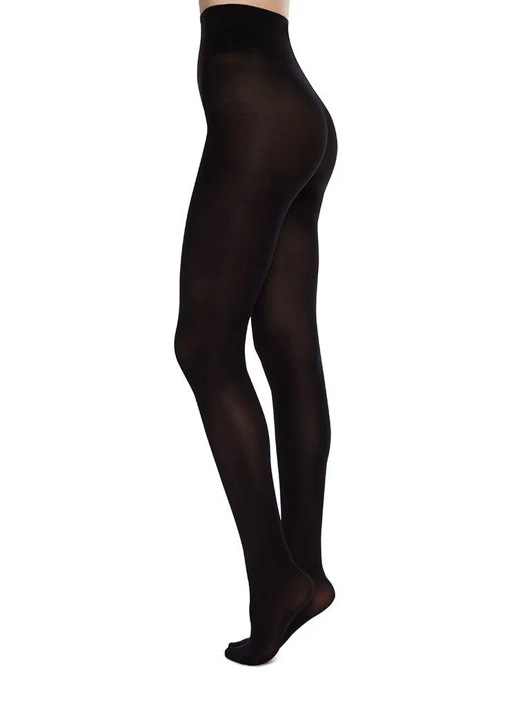 Collants 60 deniers en recyclé | noir "olivia black" femme