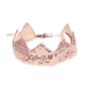 Couronne sequins rose cuivre Surprise Partie ! - Le petit Souk