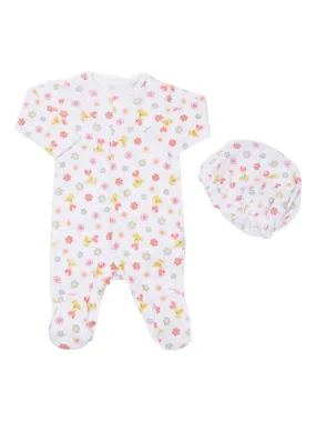 Dors-bien bébé en coton jacquard biologique, Iris Kitikate - Multicolore