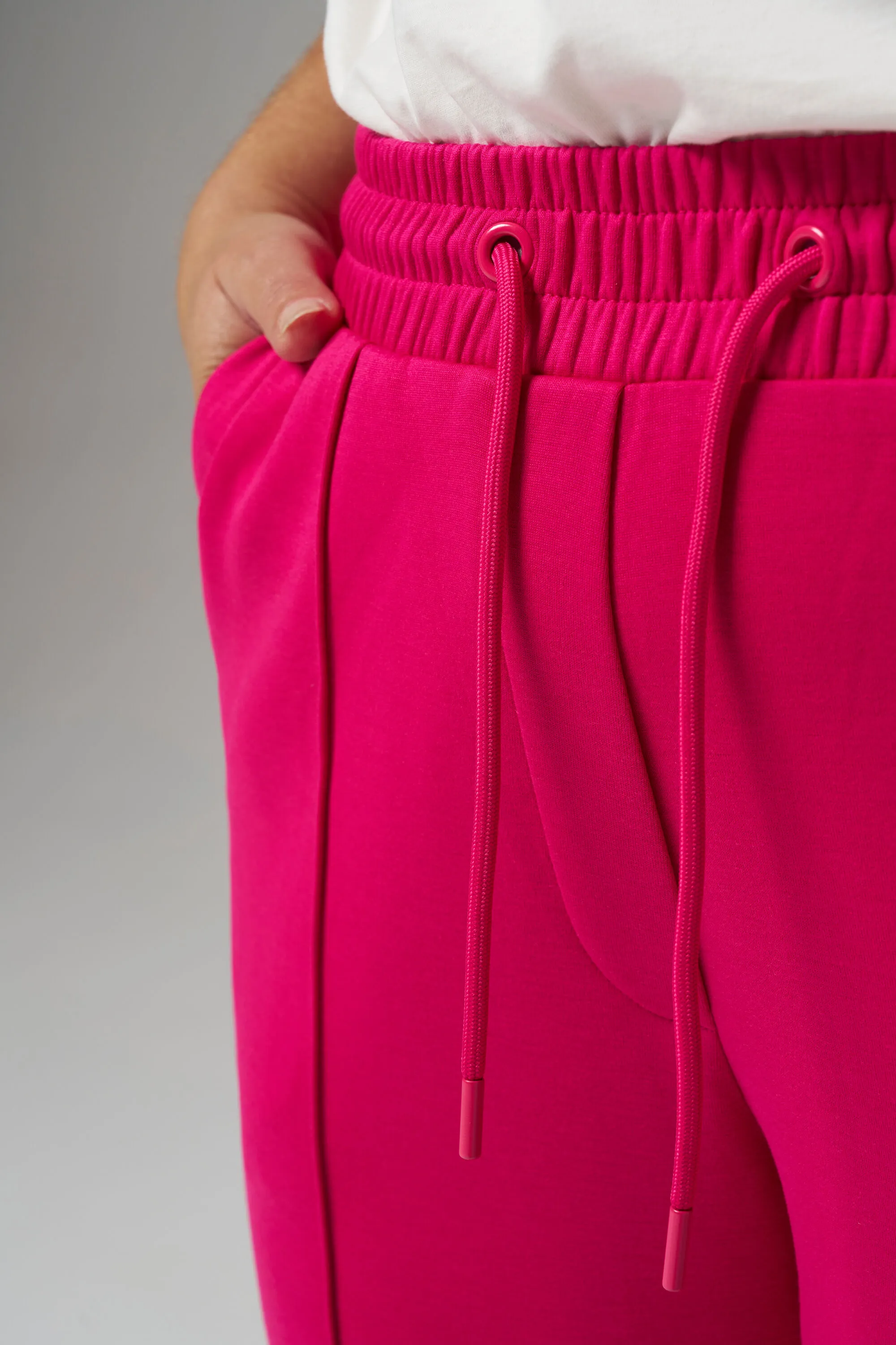 Femmes Jean avec couture décorative  Fuchsia vif | MS Mode