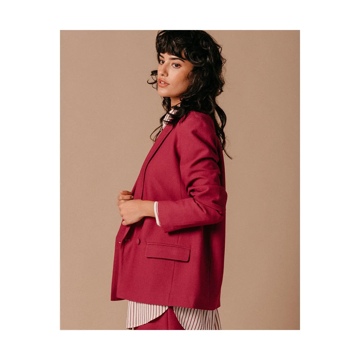 Grace et Mila - Blazer rose foncé