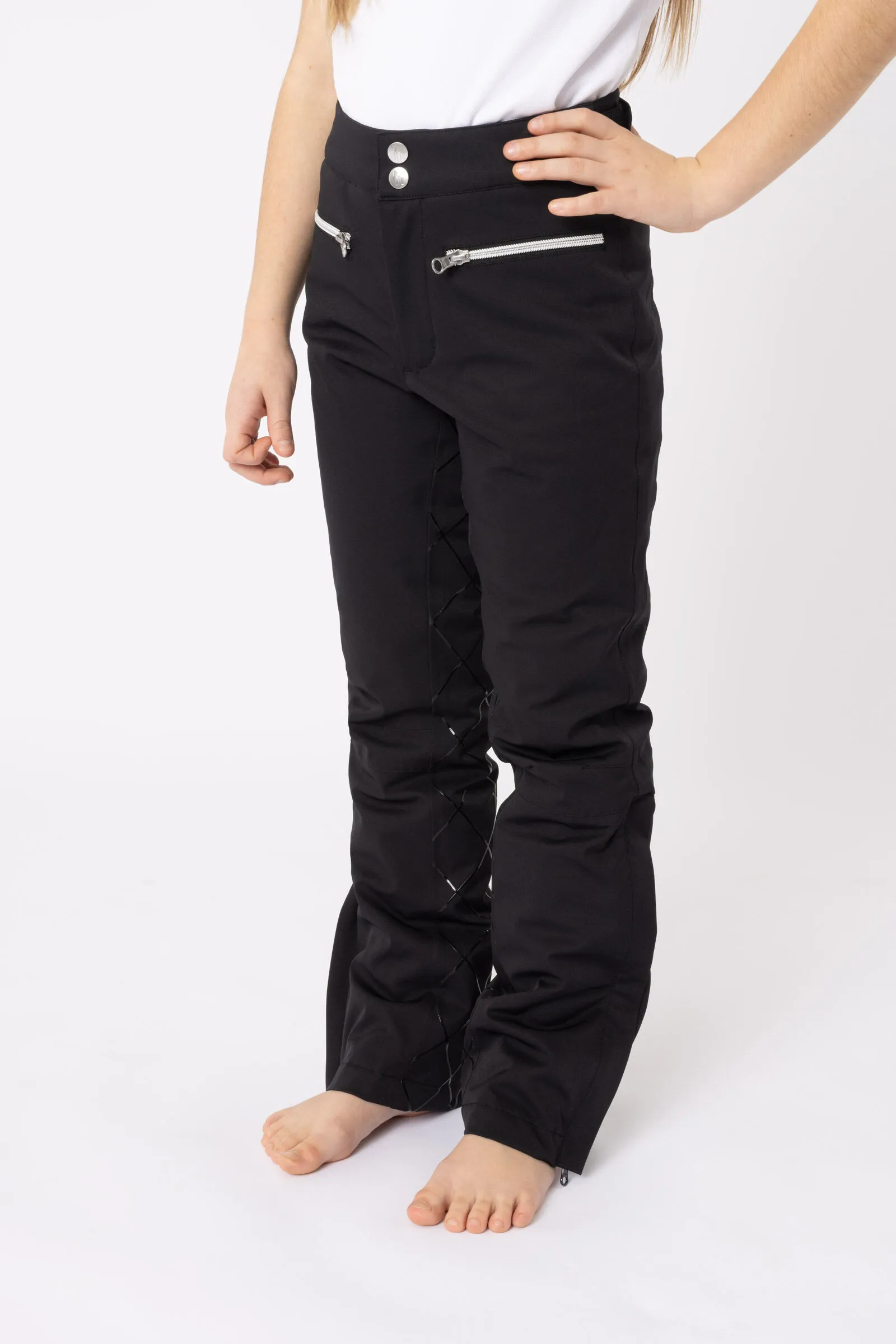 Horze Pantalon d'équitation matelassée silicone Adeline, enfants