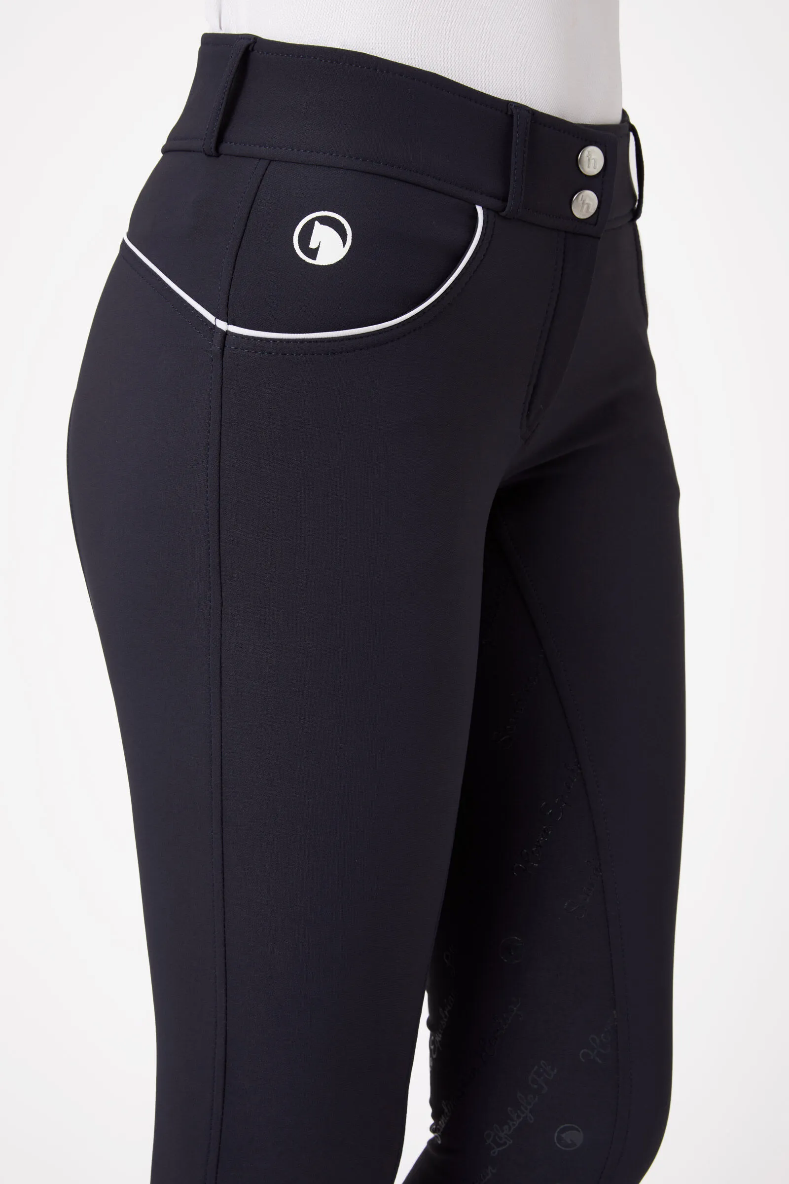 Horze Pantalon d'équitation Nordic Performance à grip silicone, femme