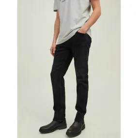 Jean coupe confort Tapered Fit Noir en coton Milo Jack & Jones - Jean Homme sur MenCorner