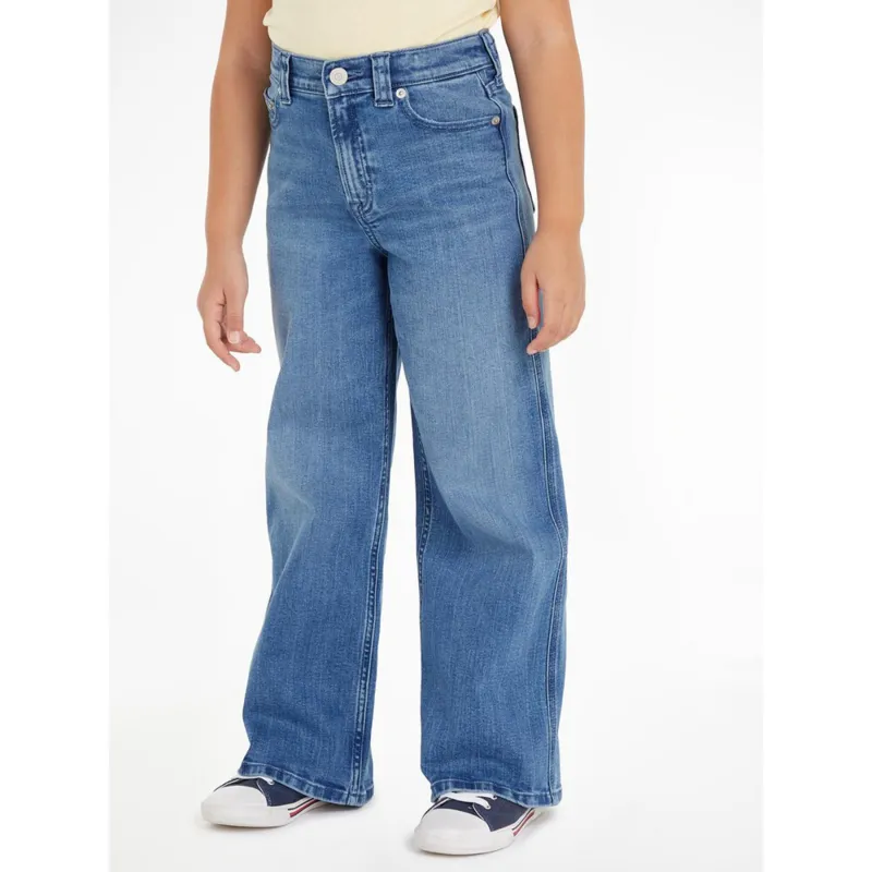 Jean mom fit bleu fille - Only | wimod