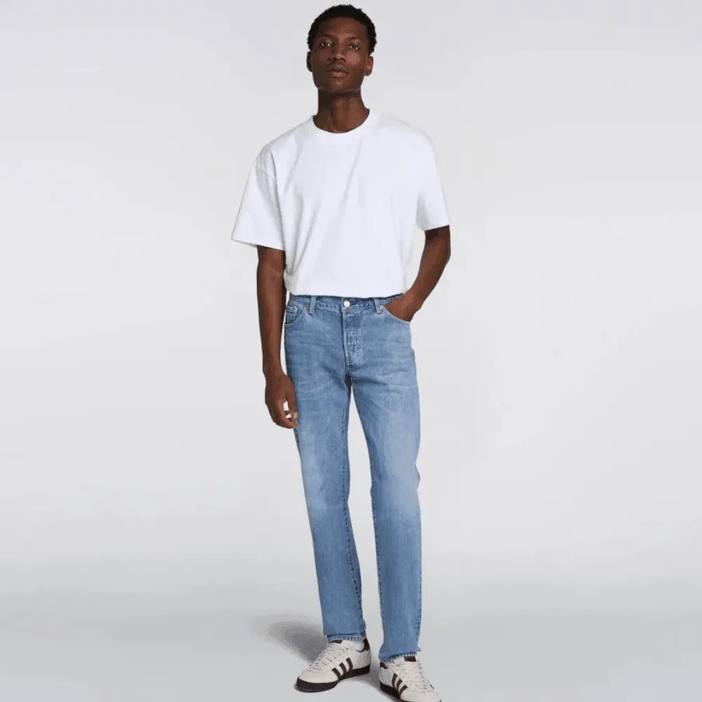 JEAN REGULAR TAPERED - BLUE LIGHT USED