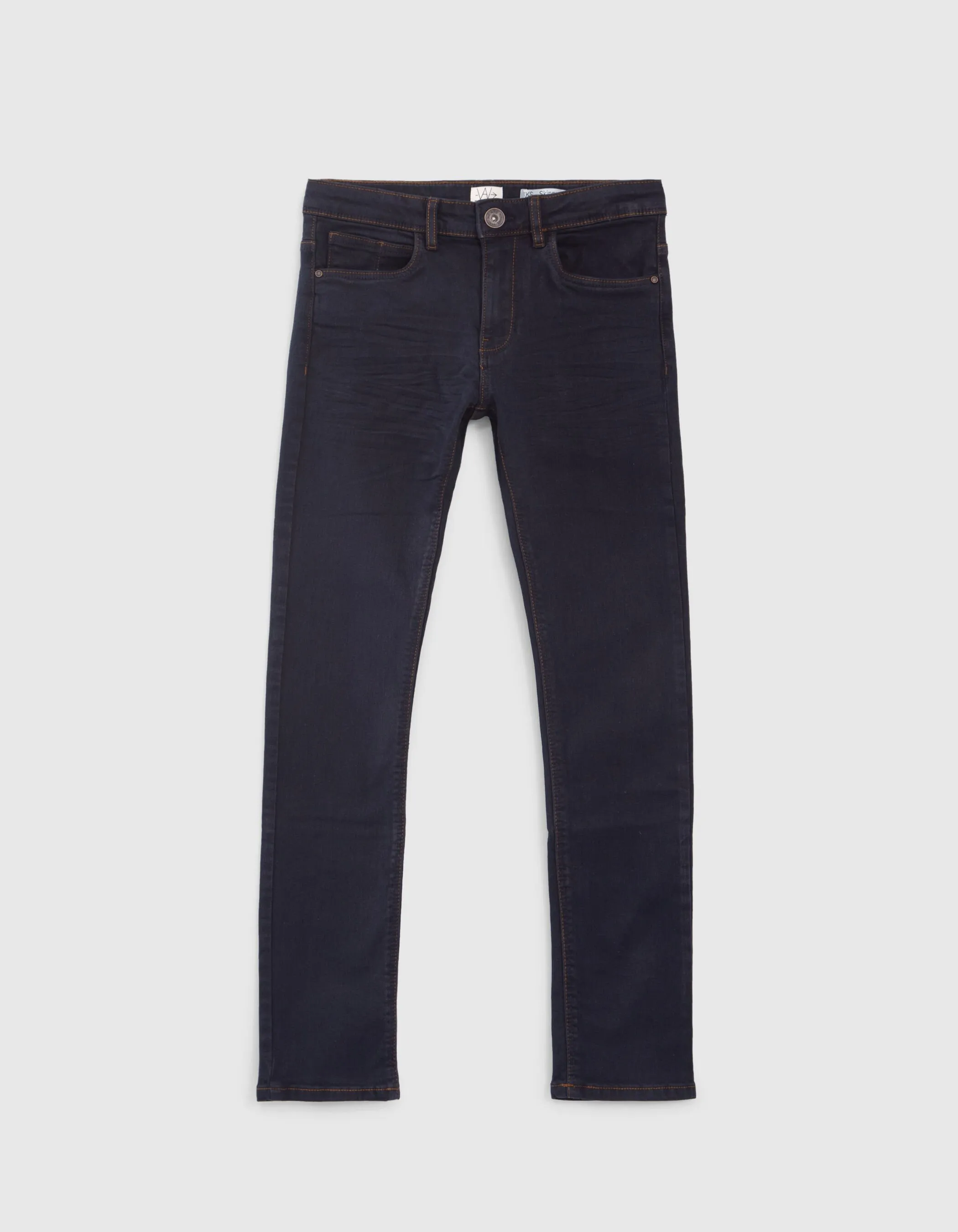 Jean skinny brut Essentiels en coton bio garçon