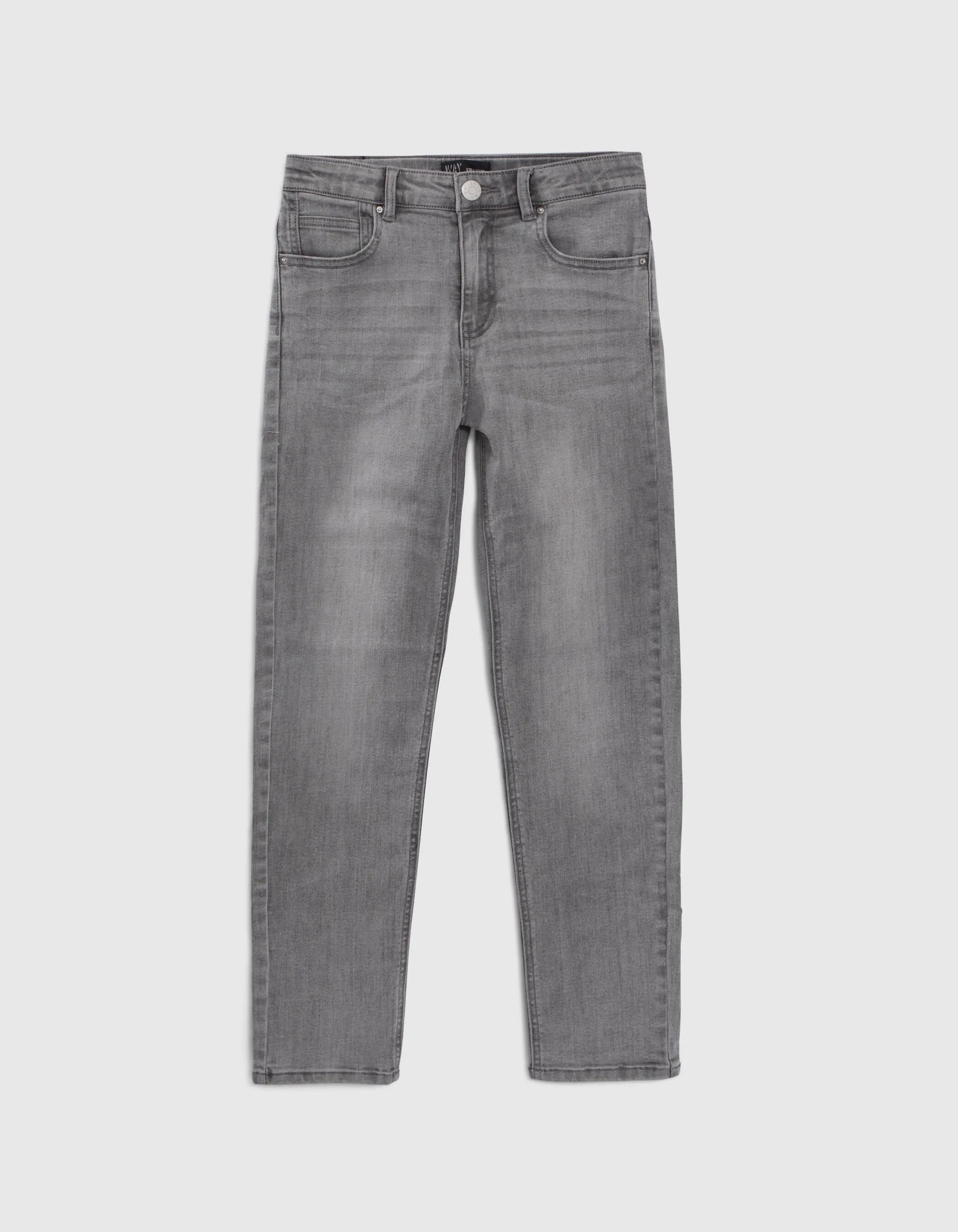 Jean STRAIGHT gris garçon