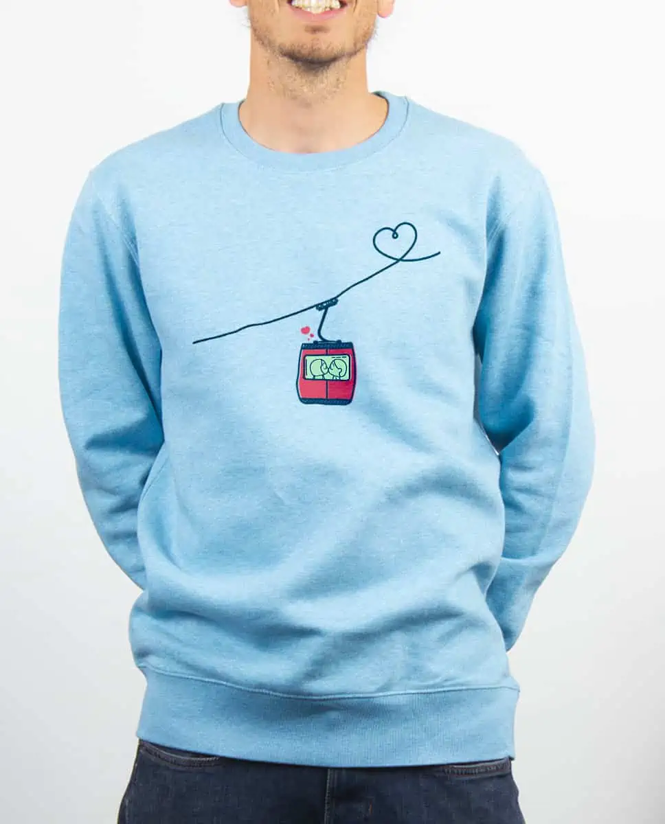 Les Savoyards - PULL HOMME : TELECABINE LOVE