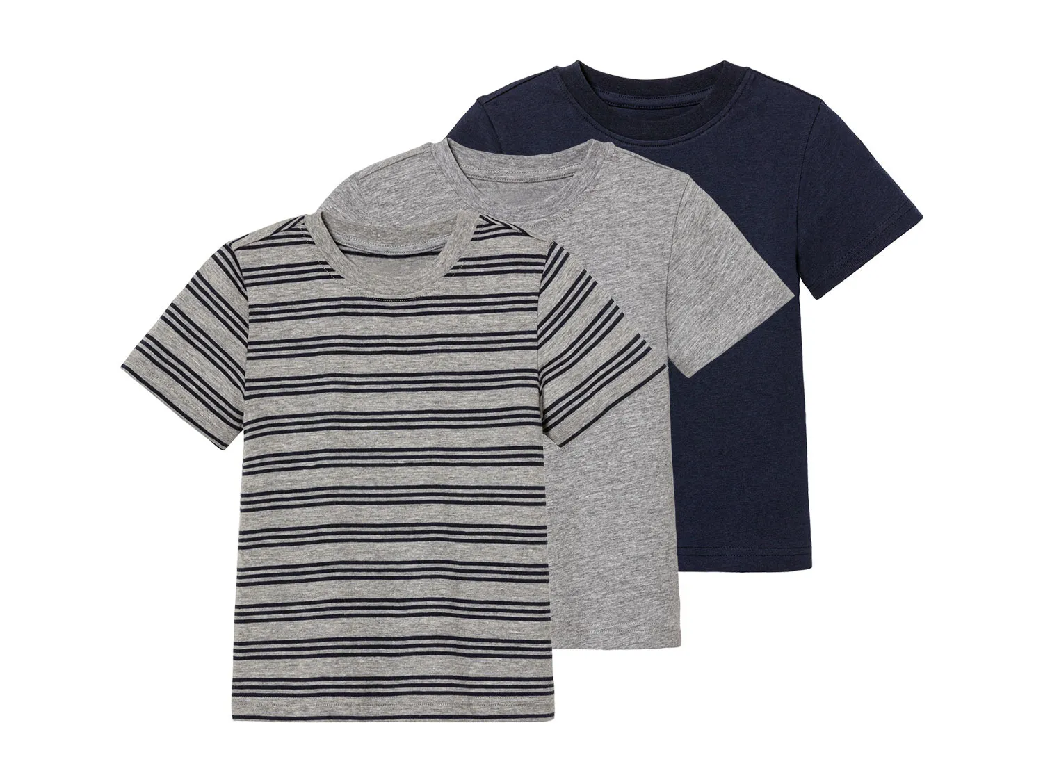 lupilu® Lot de 3 t-shirts petit garçon