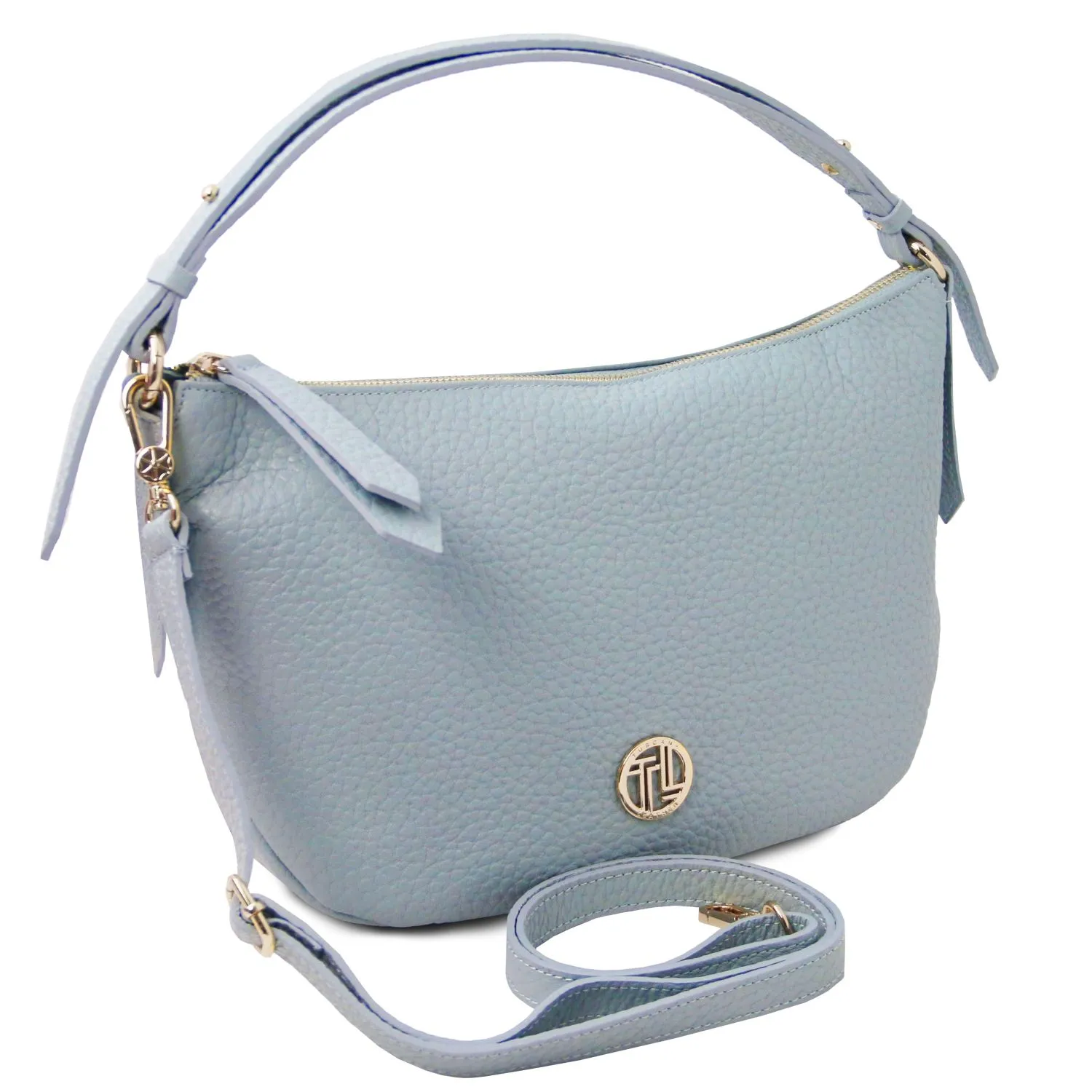 Margot Sac à Main en Cuir Souple Bleu Céleste TL142386