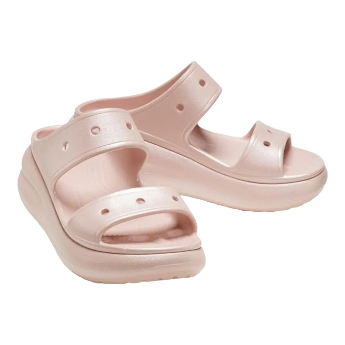 Mules  Crocs classic crush sandal rose