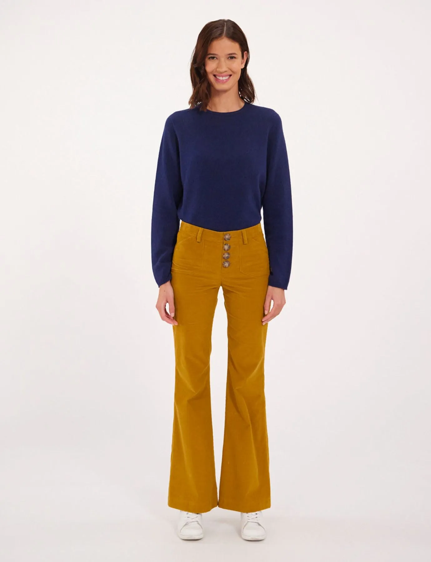 Pantalon Charlotte ocre