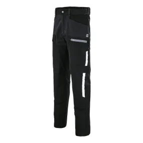 Pantalon de travail noir Homme Ripstop Cordura Stretch - LAFONT Twist