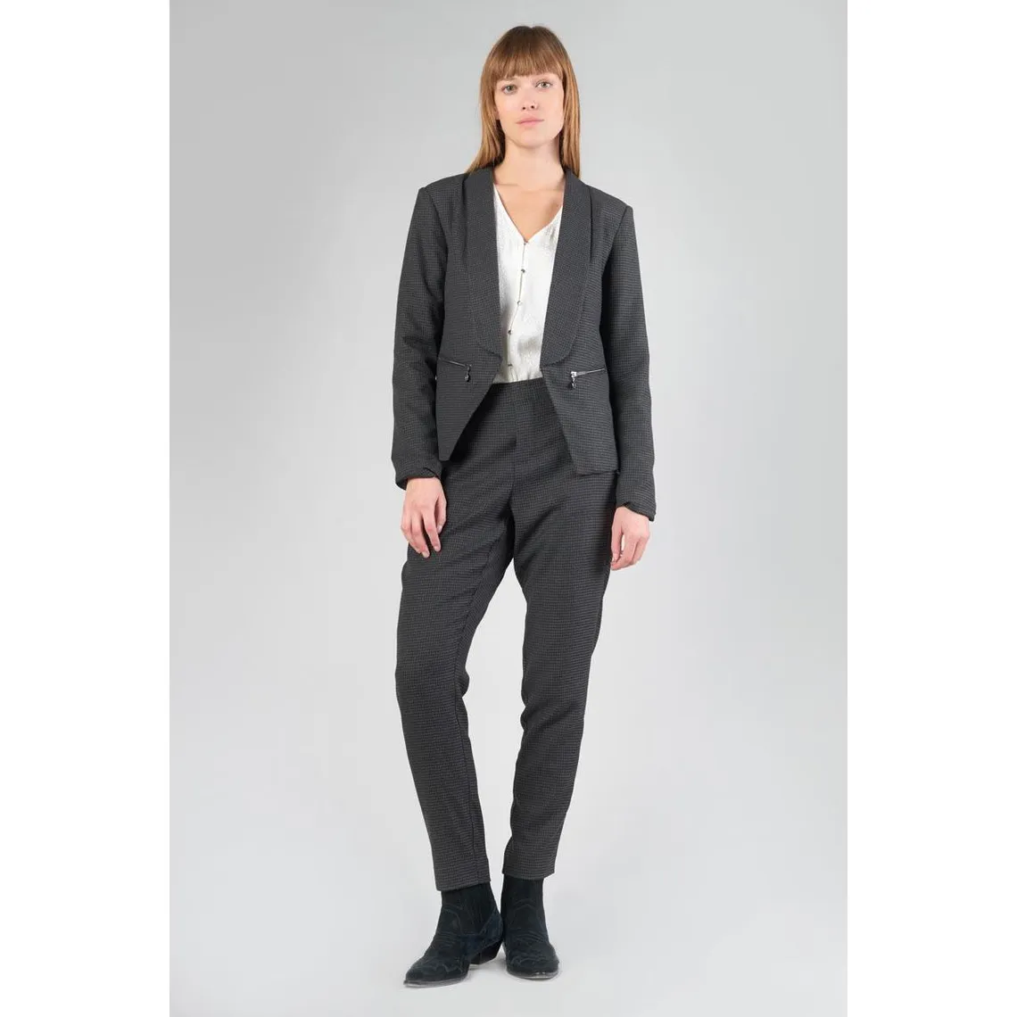 Pantalon droit LAYKEN gris | 3 Suisses